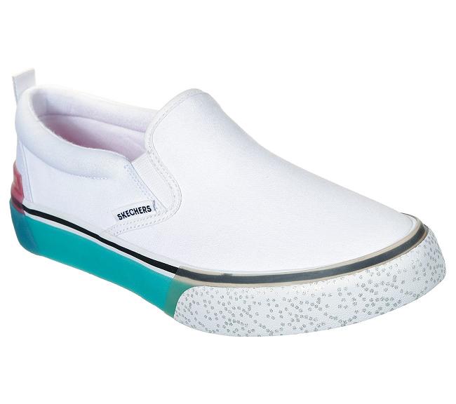 Zapatillas Skechers Mujer - Sparked Blanco FGORN0914